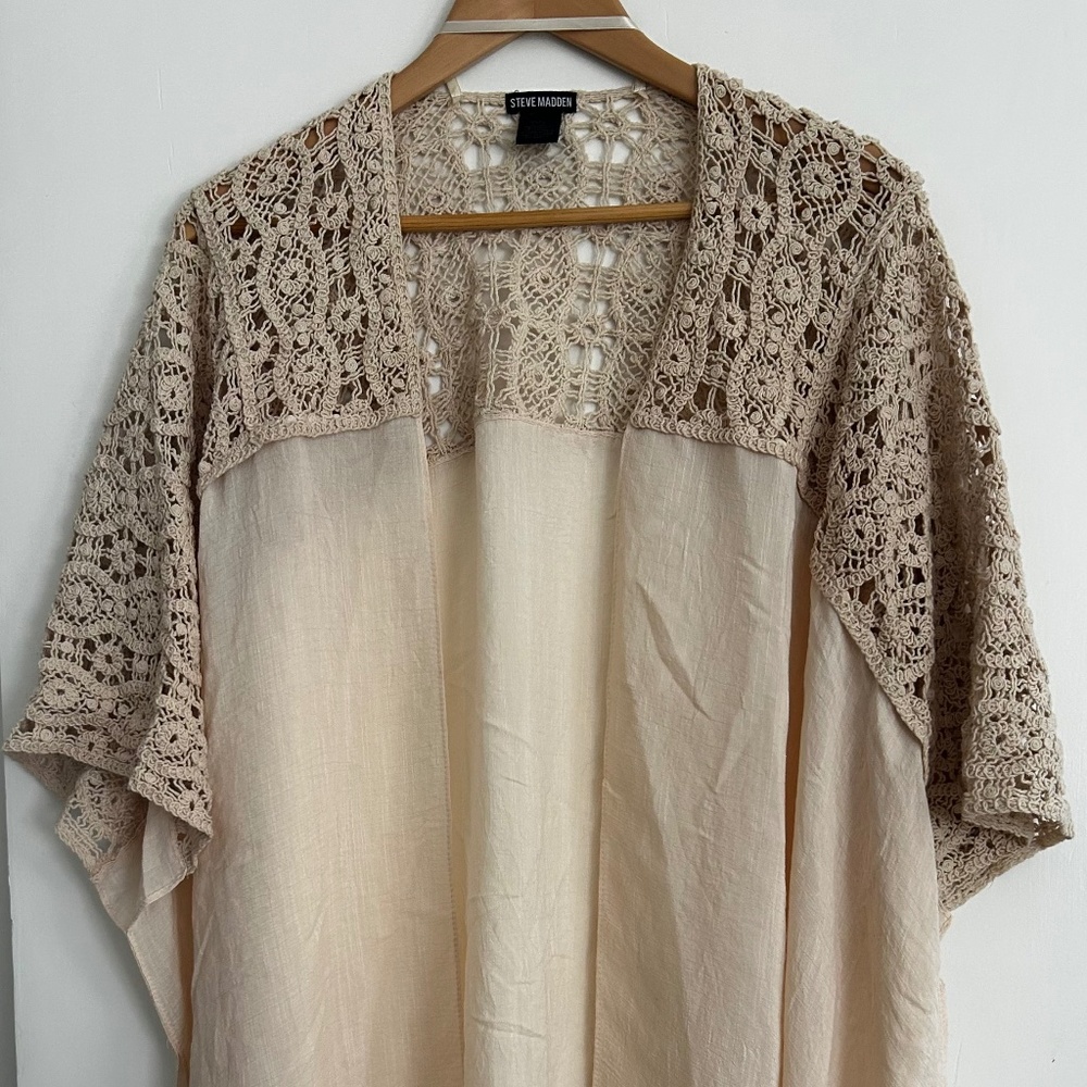 Boho crochet wrap